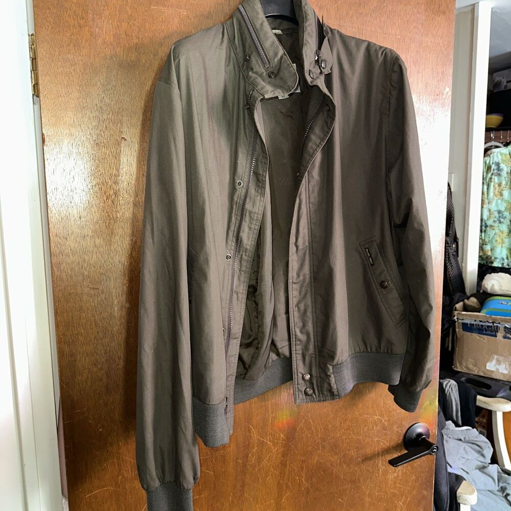 Pacific Trail Men's Full Zip Windbreaker Jacket Size Large Coat Bomber Santa Fe